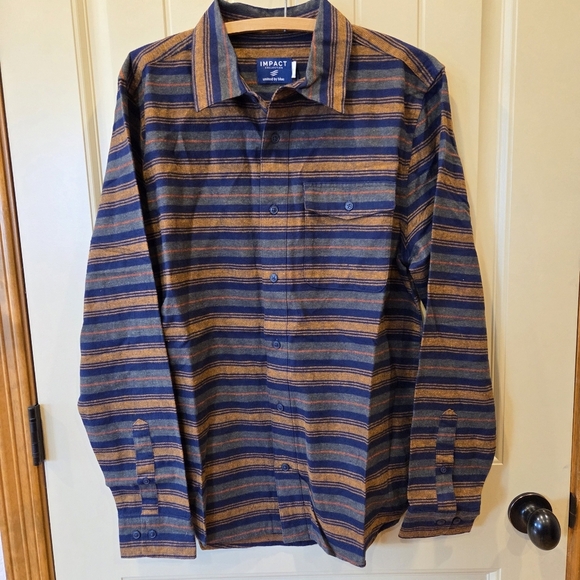 Impact Collection United By Blue Organic hemp Flannel Shirt Men's Medium NEW - Picture 1 of 13